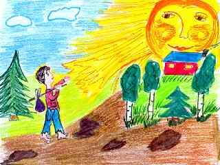 Рисунок Шантали Вернхоут, 9 лет